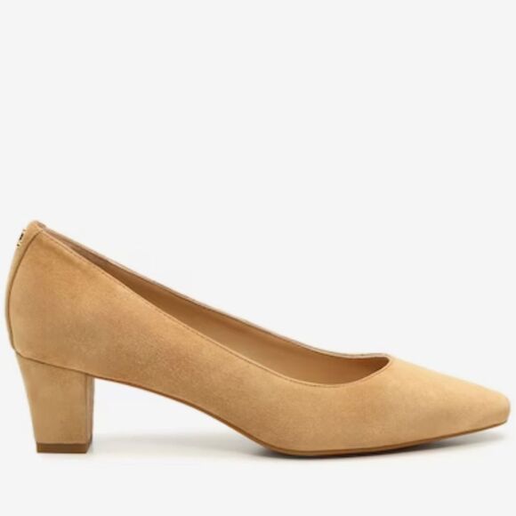 Lauren Ralph Lauren Whitney Brown Suede Leather Pump SZ US 11B NWOT Comfort Glam - Picture 3 of 12